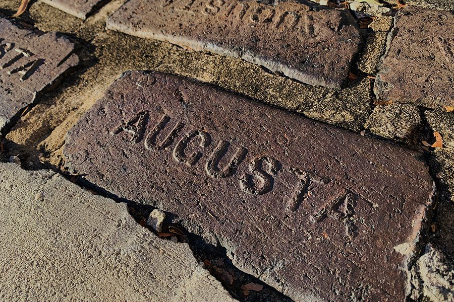 Martinez Insurance - Augusta Engraved on Brick